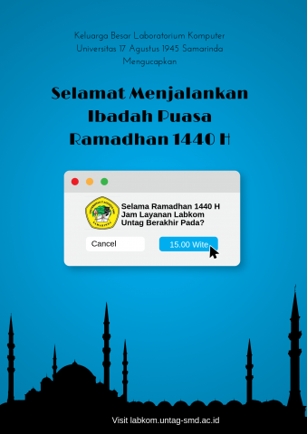 Jam Layanan Selama Ramadhan 1440 H/ 2019 M